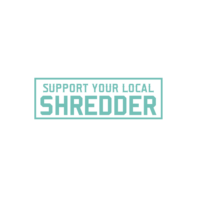 Support Window Sticker (Available in different colors) - Shreddy