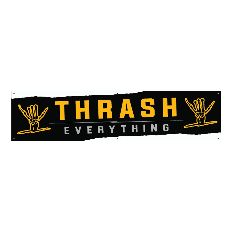 Thrash Banner 58" x 14" - Shreddy