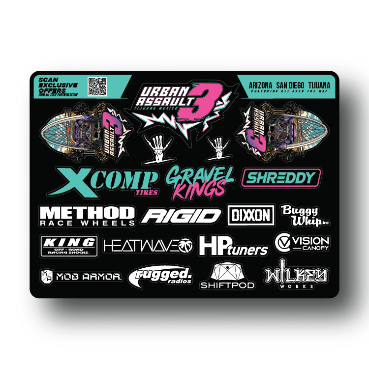 Urban Assault Sticker Pack - Shreddy